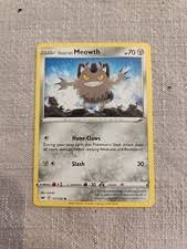 Galarian Meowth 127/202 Swsh01: Sword & Shield Regular for sale online | eBay