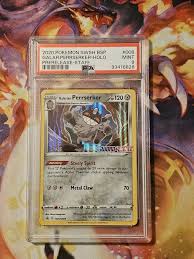 Auction Prices Realized Tcg Cards 2020 POKEMON SWSH BLACK STAR PROMO Galarian Perrserker-Holo