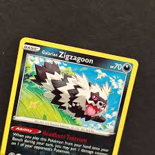Galarian Zigzagoon 117/202 Common Mint Pokemon Card | eBay