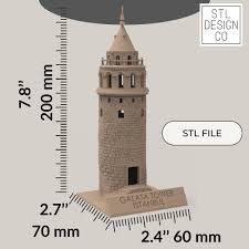 Galata Tower Istanbul – 3D Printable STL Model With ...