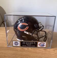 Jim McMahon Autographed Chicago Bears Throwback Mini Helmet ...