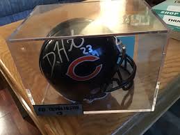 Devin Hester autographed Chicago Bears mini helmet with coa ...