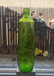 4 VINTAGE GREEN 4/5 QT Glass Wine Bottles~3 ROMA w/Cover~1 Petri Bottle~ Wedding $25.90 - PicClick