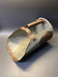 Vintage Early 1900s Handmade Galvanized Metal & Wood Farm ...