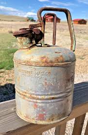 Vintage Justrite Safety 1 Gal. Gas Can | eBay