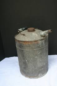 VTG CRUSO Metal Gas Can Galvanized Steel ?1.5 Gallon? Pour ...