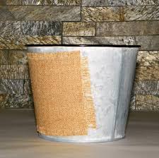 Grey Galvanized Metal 5 1/4" High by 6 1/2" Wide Buckets Set of 6, Ready to Decorate, Simply Add Burlap Flowers Table Numbers Potted Flowers - Etsy