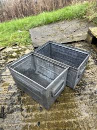 Stackable storage tubs - Heavy duty (Vintage Schafer Kasten ...
