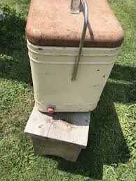 Vtg Knapp Monarch 1950s Aluminum Lined Therm-a-Chest Cooler ...