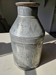 Vintage OLD TAVERN FARMS Milk Can Galvanized 8 QTS ...