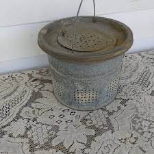 Vintage Weathered Galvanized Metal Bait Minnow Bucket Rustic Garden Nautical Wedding Decor Planter #4 - Etsy