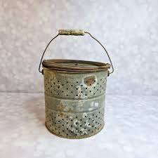 Vintage Bait Bucket - Etsy Australia
