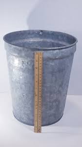 Vintage Galvanized Metal Bucket Planter Garden Decor 12 1/4"H | eBay
