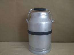 Vintage Milk Container, Food Carrier, Aluminum Milk Canister ...