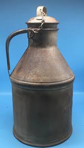 Vintage Galvanized CoRn Co.Steel Milk Can Jug Star Dairy New ...