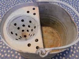 Buy Vintage Rusty Galvanized Mop Bucket - Shabby Chic ...
