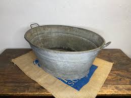 Zinc Tub, Old Zinc Tub, Wash Tub, Tub, Wash Tub, Easter ...