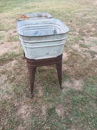 DOUBLE WASH TUB STAND & 2 TUBS - antiques - by owner - collectibles sale - craigslist