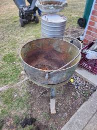 Large Antique Cast-Iron Cauldron with Spider (cracked and ...