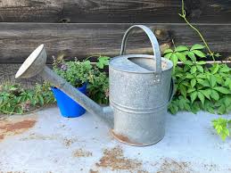 Old West Germany Watering Can, Zinc Tall Watering Can, Garden Decorations, Vintage Garden Decorations, Vintage Planter, Water Jug, - Etsy India
