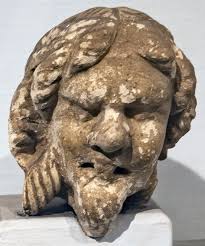 Bearded Head (2nd century) [New Delhi Museum—Kushana and ...