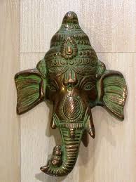 Lots of 3 Elephant Brass Art Engraving Wall Plaque ...
