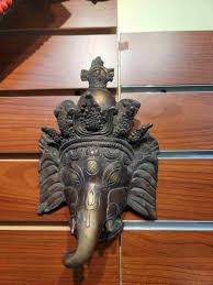 Brass Ganesha Wall Hanging – Mandala Tibet