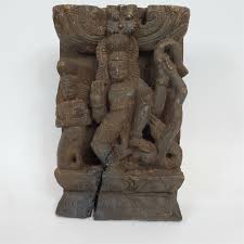 Antique Hindu Block Wood Carving Shiva & Parvati | eBay