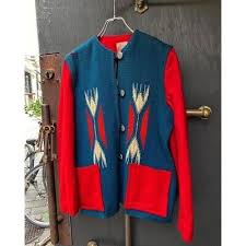 Ganscraft Chimayo Blanket Jacket Special Vintage USA Unisex ...