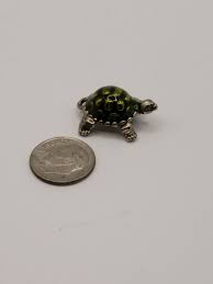 Ganz Lucky Little Turtle Charm Green Enamel Gold Tone | eBay