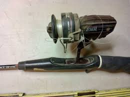 Pair (2) Zebco + Shakespeare Ice Fishing Rods w/Reels ...
