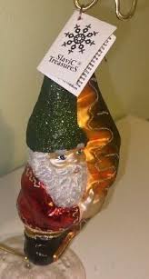 Blown Glass Slavic Treasures Autumn Antics Gnome With Leaf ...