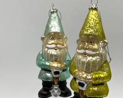 Garden Gnome Ornament, Gnome Christmas Ornament ...
