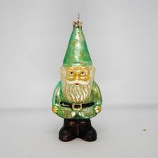 Mercury Glass Aqua Garden Gnome - Etsy