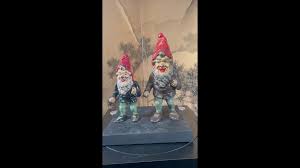 American Pair Pointed Hat Garden Gnomes Good Luck Sculptures Original Paint at 1stDibs | are gnomes good luck, are gnomes real