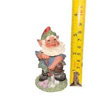 Gnome Figure Holding Shovel 3in x 2in Kmart | eBay