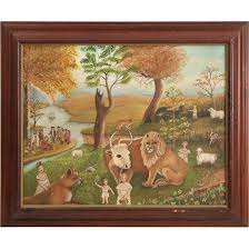 The Peaceable Kingdom, after Edward Hicks, Giclee Art on ...