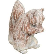 Reconstituted Stone Squirrel Garden Ornament, England 20th Century For Sale at 1stDibs