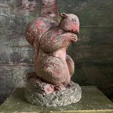 Vintage Squirrel Garden Ornament - The Hoarde Vintage