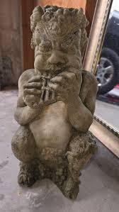 Cement Garden Statue Chubby Greek God Pan for Sale in Spring ...