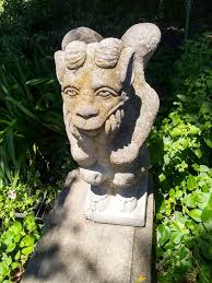 This gargoyle has been watching over my secret garden for ...