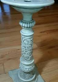 Party Lite Pedestal Medium Candle Stand w/ Felt Bottom 16.5 ...
