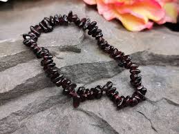 Blood Garnet / Garnet Chipped Semi-precious Healing Gemstone ...