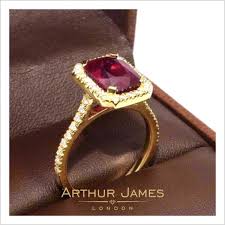 Ruby Heart Ring Custom Made Jewelry Arthur James London
