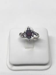 Sterling Silver Victorian Ring Swirl Leaf .925 Vintage Sz ...