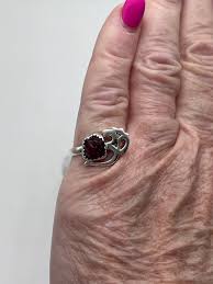 Rough Pin Tourmaline Namaste Ring, Size 6 - Etsy