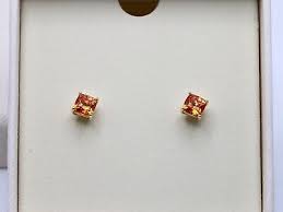 Swarovski - Orange Stud Earrings. 50% OFF NEW 5639123 READ DESCRIPTION | eBay
