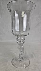 JL" Glass Designs Twisted Stem Flower/Candle Holder 12" Tall ...