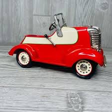 Vintage Kiddie Car Cars Bike and Plane Metal Decoration Toy ...