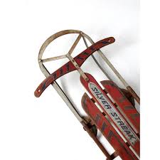 Mid Century Garton Silver Streak Sled | Chairish